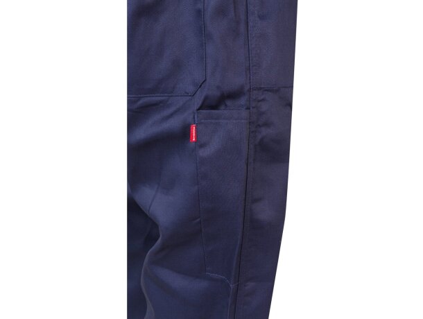 Mono de sarga yama con cremallera doble cursor y bolsillos Azul detalle 46