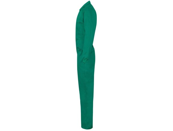 Mono de sarga yama con cremallera doble cursor y bolsillos Verde detalle 28