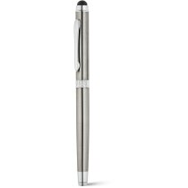 Bolígrafo fino de metal con estuche acolchado barato niquel Bolígrafo fino de metal con estuche acolchado barato niquel