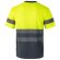 Camiseta técnica bicolor Brahma alta visibilidad EN20471 Gris/Amarillo detalle 10