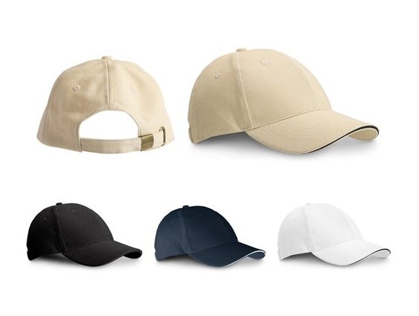 Gorra con hebilla de metal en algodón economica