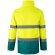 Parka bicolor themis large alta visibilidad reflectante Verde/Amarillo detalle 7