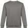 Sudadera Delta unisex de algodón y poliéster con interior cardado Gris detalle 36