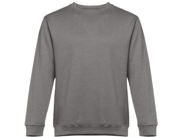 Sudadera Delta unisex de algodón y poliéster con interior cardado Gris detalle 36
