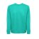 Sudadera unisex Colombo de algodón y poliéster, 240 g/m² Verde turquesa detalle 7