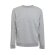 Sudadera unisex Colombo de algodón y poliéster, 240 g/m² Gris claro matizado detalle 2