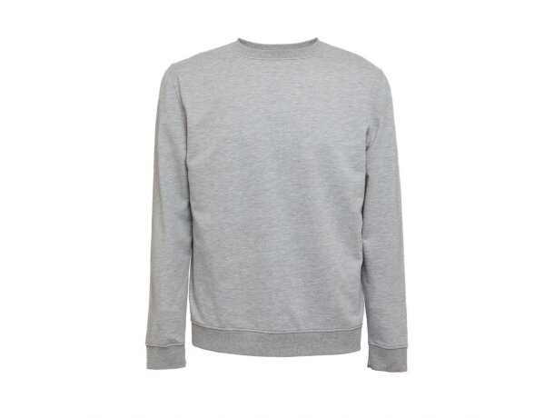 Sudadera unisex Colombo de algodón y poliéster, 240 g/m² Gris claro matizado detalle 2