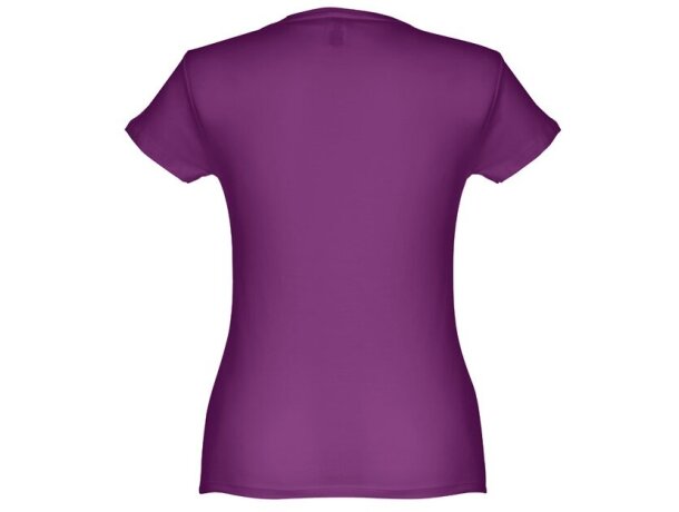Camisetas manga corta corte entallado de algodón 150 g/m2 Thc Sofia Morado detalle 40