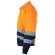 Chaqueta de sarga bicolor Neptune Large con alta visibilidad Azul marino/Naranja detalle 3