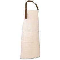 Delantal con logo Holm algodón natural 320 gramos