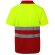Polo alta visibilidad Cupid Large bicolor manga corta 4XL 5XL Rojo/Amarillo detalle 30