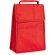 Bolsa térmica plegable con cierre de velcro personalizada roja