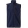 Chaleco soft shell Varuna con forro polar y cremallera invertida Azul marino