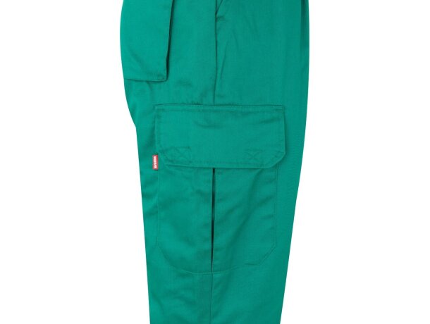 Pantalón de sarga bicolor VL Athena con bandas reflectantes Verde/Amarillo detalle 29