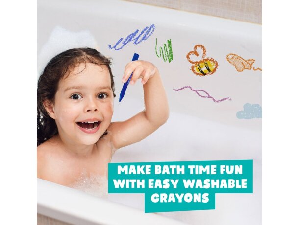 Bath Crayons kit de lápices de cera para pintar en el baño Multicolor detalle 5