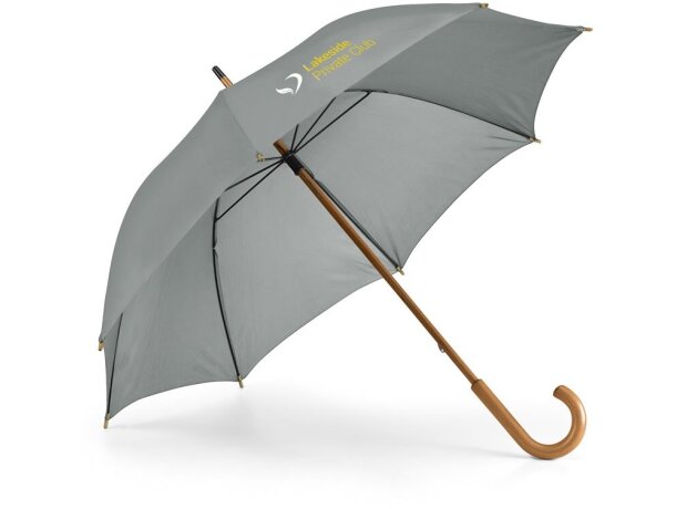 Paraguas Betsey sencillo de colores Gris detalle 4