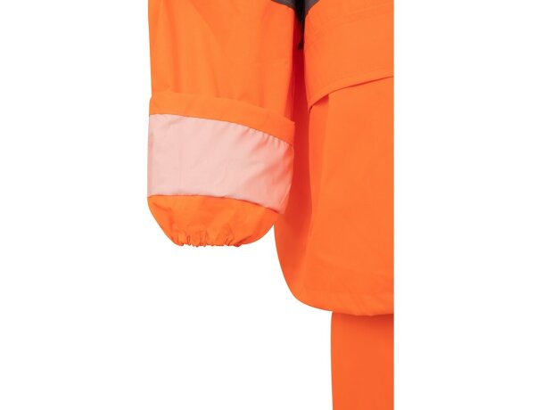 Traje de lluvia Venus alta visibilidad EN20471 clase 3 Naranja hexachrome detalle 7