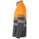 Chaqueta polar bicolor Eros con bandas reflectantes EN20471 Gris/Naranja detalle 18
