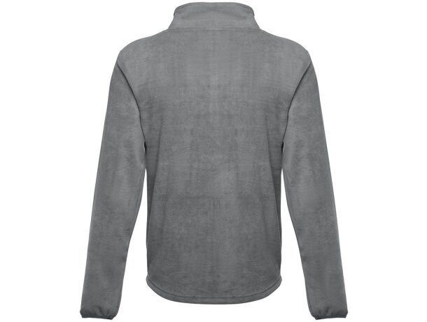Chaqueta polar Helsinki con cremallera y bolsillos Gris detalle 15