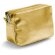 Neceser multiusos de pvc dorado satinado