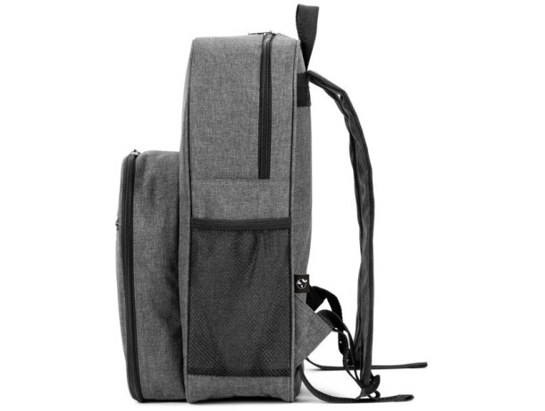 Mochila nevera whitsunday para pícnic con vajilla incluida Gris oscuro detalle 6