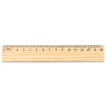 Regla de madera de pino wesley 15 con escala