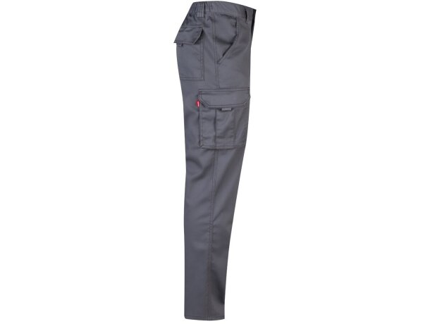 Pantalón lugh multibolsillos elástico con bolsillos de fuelle Gris detalle 25