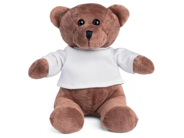 Peluche Grizzly personalizable camiseta extraíble 155 mm detalle 1