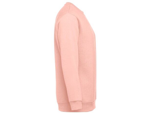 Sudadera Delta unisex de algodón y poliéster con interior cardado Salmón detalle 12