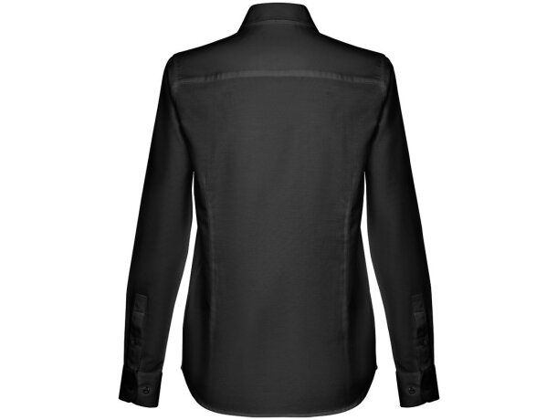 Camisa Thc Tokyo Women oxford para mujer Negro detalle 13