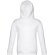 Sudadera infantil con capucha phoenix kids en algodón y poliéster Blanco detalle 5