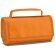 Bolsa térmica plegable con cierre de velcro naranja