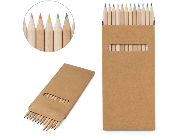 Caja Croco con 12 lápices de color detalle 1