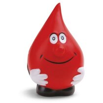 Antiestrés diseño de con forma gota roja