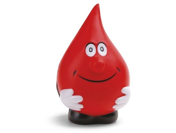 Antiestrés para regalo con forma gota roja Hi!dea Reds detalle 1