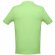 Polo Adam de algodón piqué cardado con cuello canalé Verde claro detalle 42