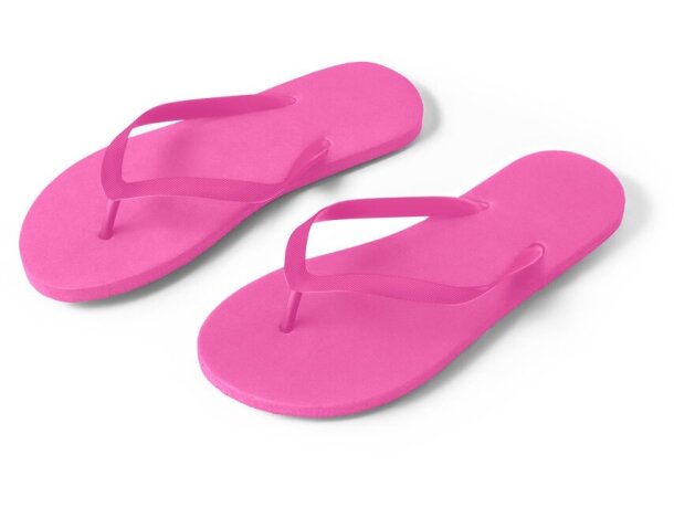 Zapatillas Maupiti L/XL con suela de pe y tira de pvc Rosa detalle 9