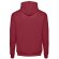 Sudadera unisex con capucha phoenix en algodón y poliéster Burdeos detalle 70