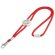 Lanyard Weave ajustable con enganche rojo