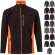 Chaqueta polar bicolor Geras con cinco bolsillos y cremallera detalle 1