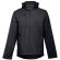 Chaqueta softshell zagreb con capucha removible para hombre Negro detalle 30