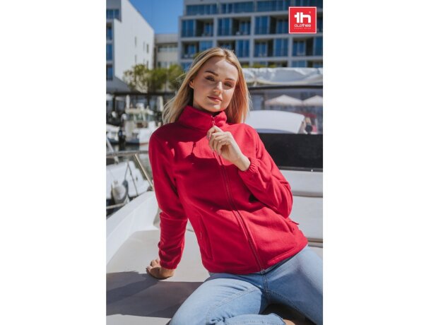 Chaqueta polar Gama Women con cremallera y bolsillos detalle 1