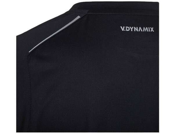 Camiseta técnica tipo gofre VL Rhea Negro detalle 19