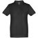 Polo Adam Kids de algodón para niños con cuello canalé Negro detalle 22
