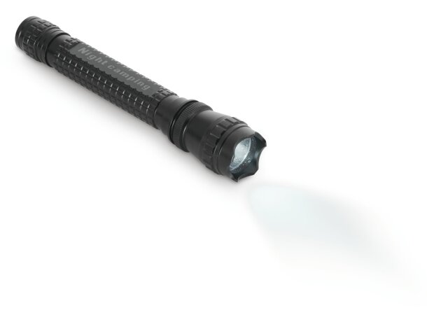 Linterna negra de aluminio grande personalizada negro
