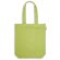 Bolsa algodón poliéster reciclado asas largas 220 g/m2 Hi!dea Verde claro detalle 8