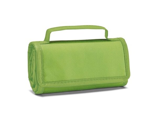 Bolsa térmica plegable con cierre de velcro verde claro