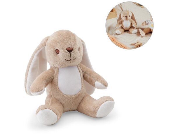 Peluche de conejo Bugs en poliéster personalizable detalle 1