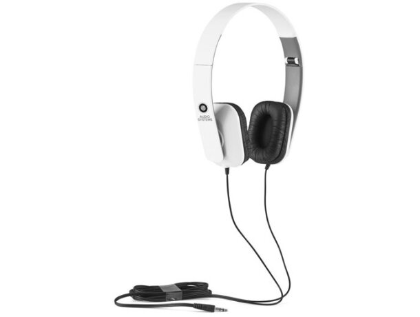 Auriculares plegables modernos blanco