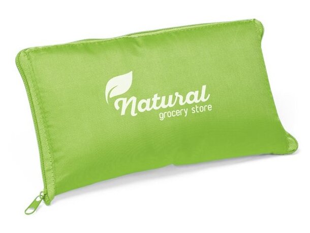 Bolsas térmicas de asas cortas en poliéster Hi!dea Mayfair Verde claro detalle 1